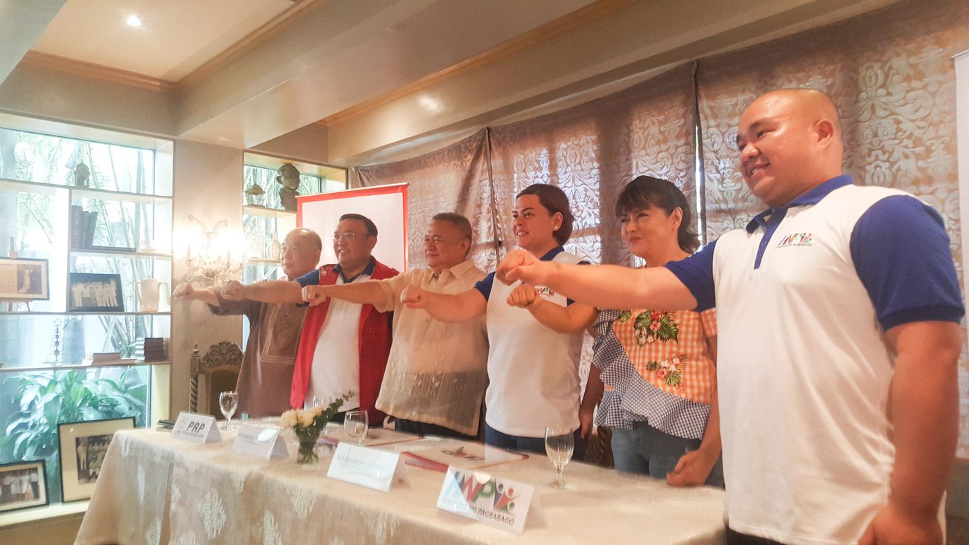 Miriam Santiago’s People’s Reform Party teams up with Sara Duterte’s party