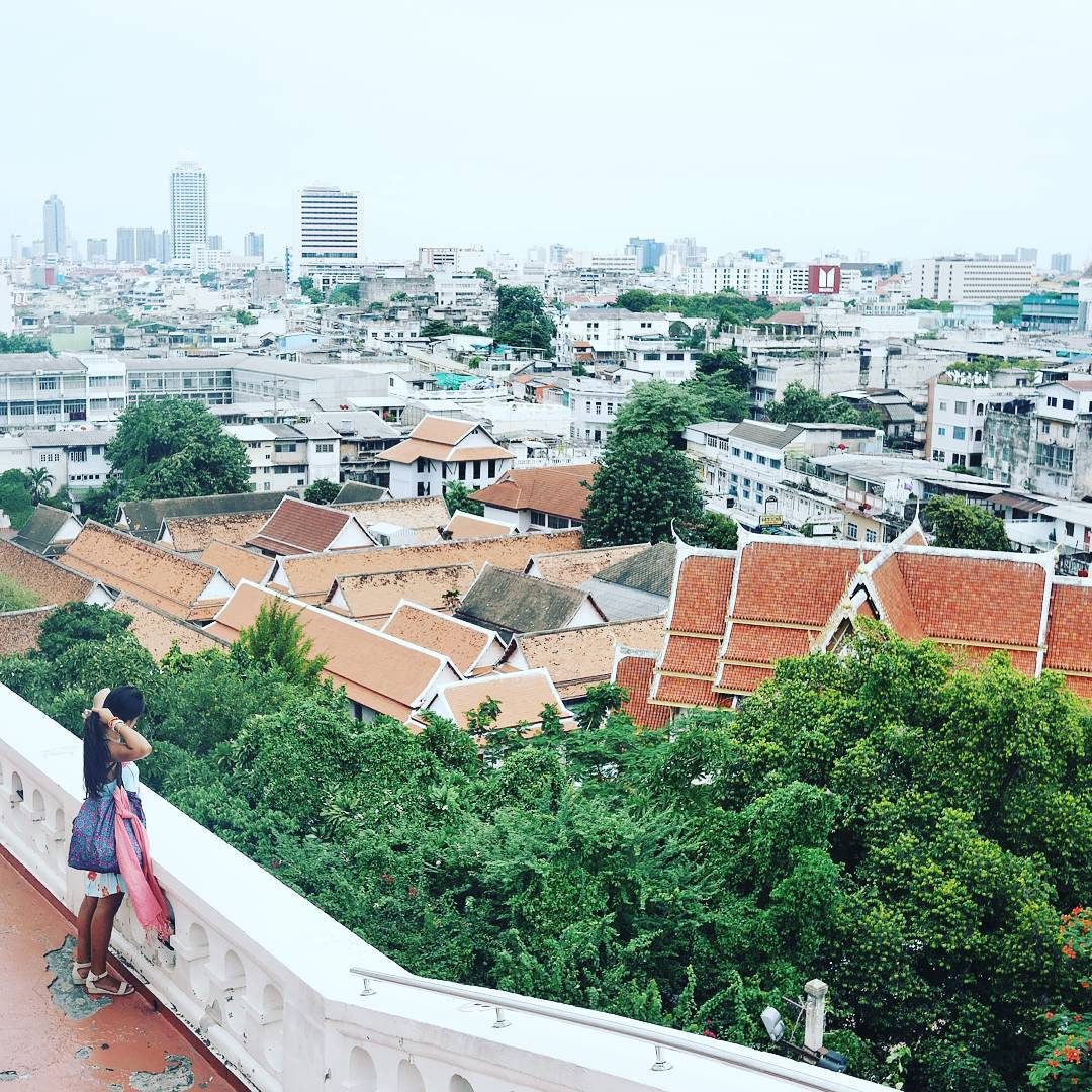 The view from Golden Mountain in Bangkok, Thailand. Photo provided by Jona Branzuela Bering 