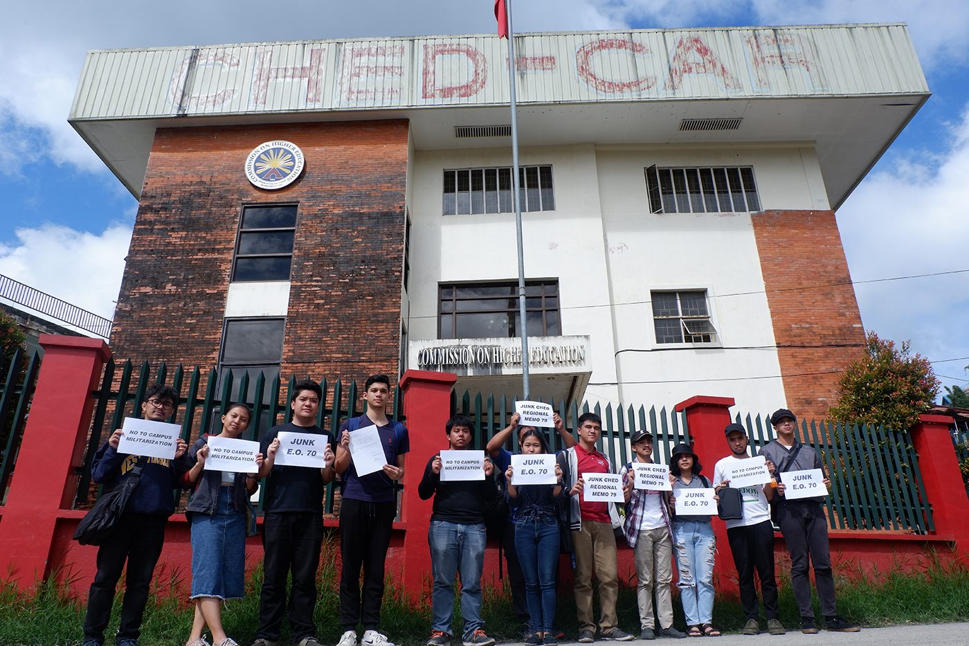 Baguio students challenge CHED-backed army ‘info campaign’ in schools