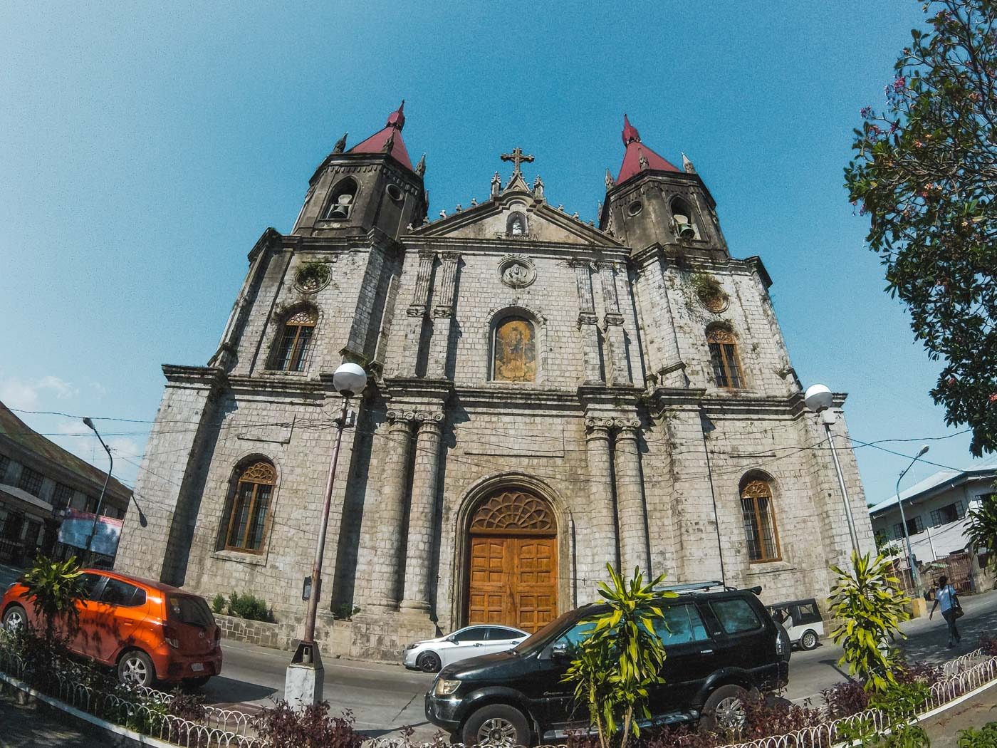 FEMINIST. This only Gothic-Renaissance church outside Manila honors its patron saint - St. Anne along with the 16 images of women saints on each pillar on the aisles of the church. Photo by Carl Don Berwin/Rappler 
