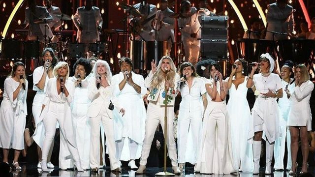 WATCH: Kesha’s performance of ‘Praying’ brings Grammys audience to tears