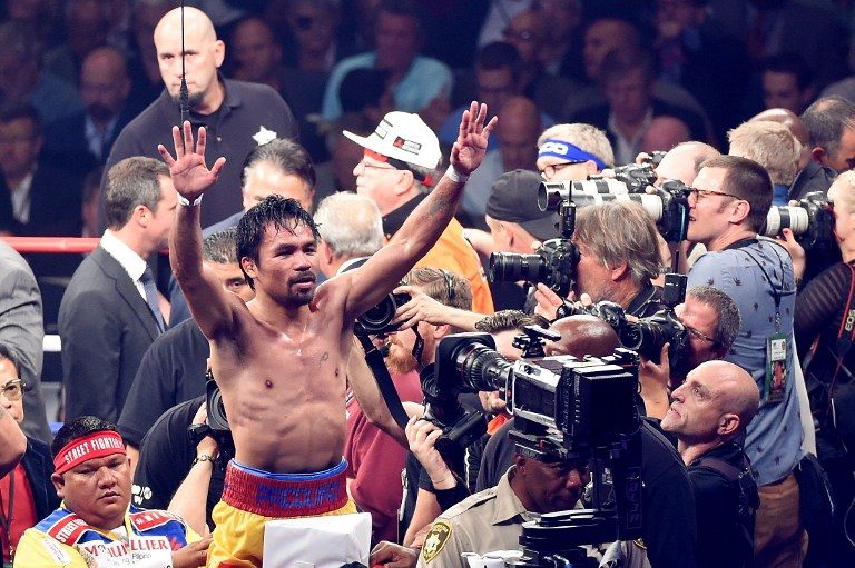 Hold your head high, PH officials tell Pacquiao