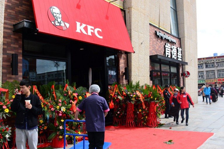 Rights groups warn KFC over Tibet opening