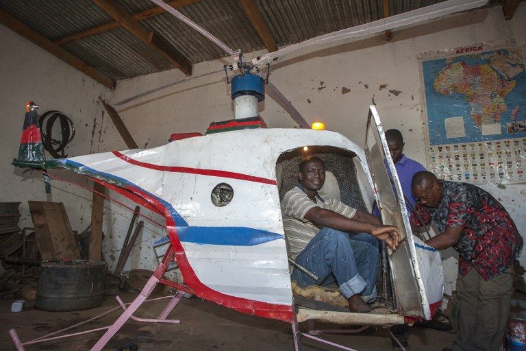 Hope sky-high for homemade Malawi helicopter