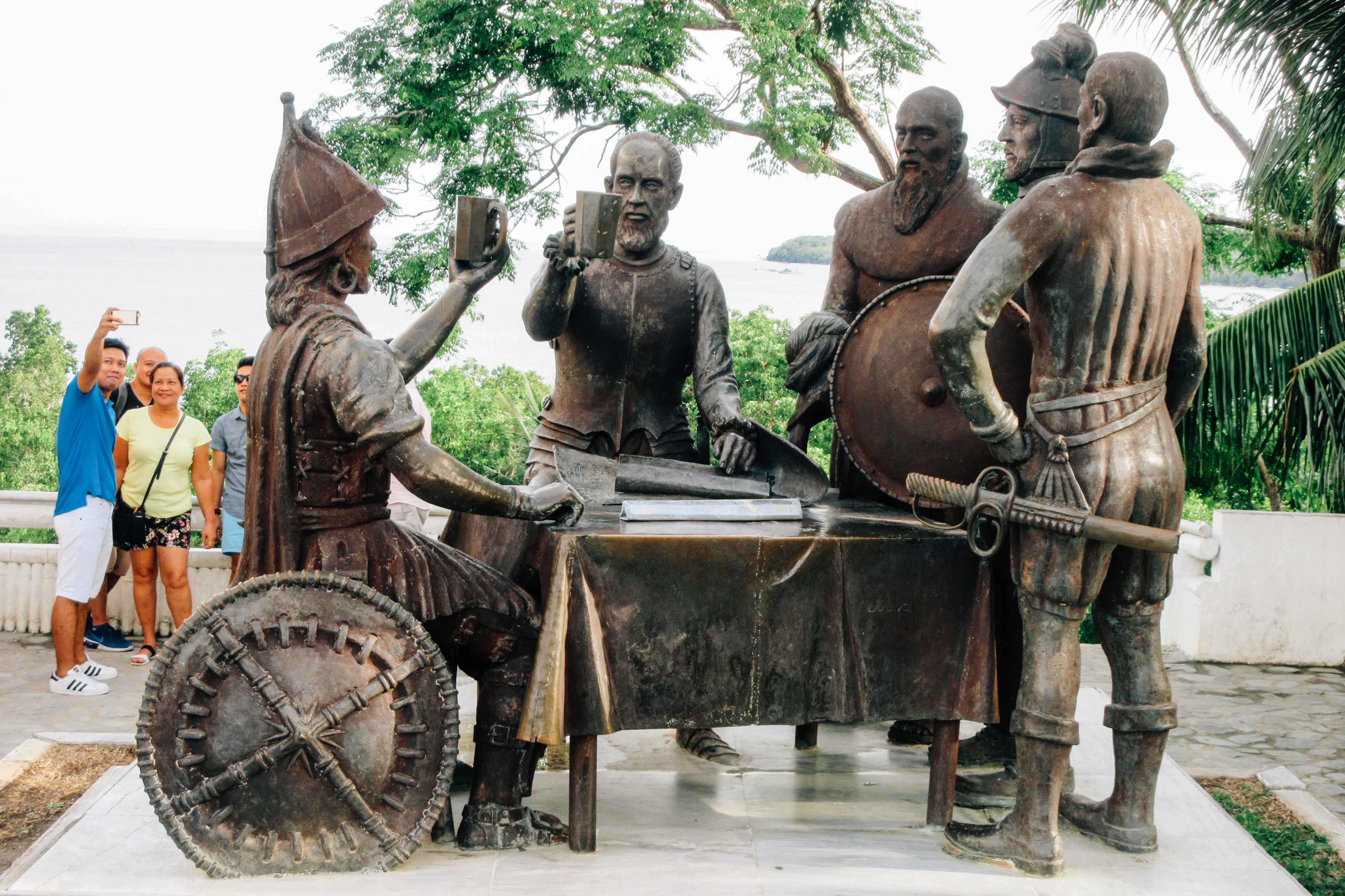 CELEBRATING FRIENDSHIP. The Blood Compact Shrine is a reminder to the Boholanos of the friendship of East and West in the Country. Photo by Josh Berida 
