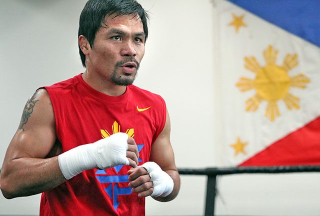 Pacquiao off to good start in pre-Mayweather sparring