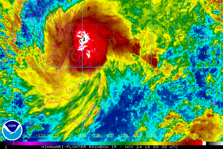 Tropical Depression Marce makes landfall in Surigao del Norte