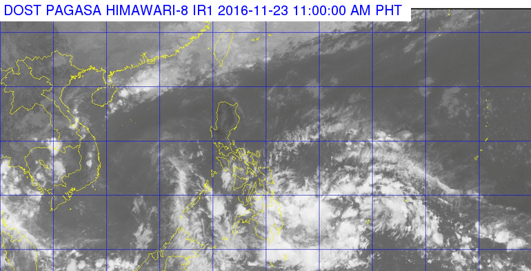 Low pressure area now Tropical Depression Marce
