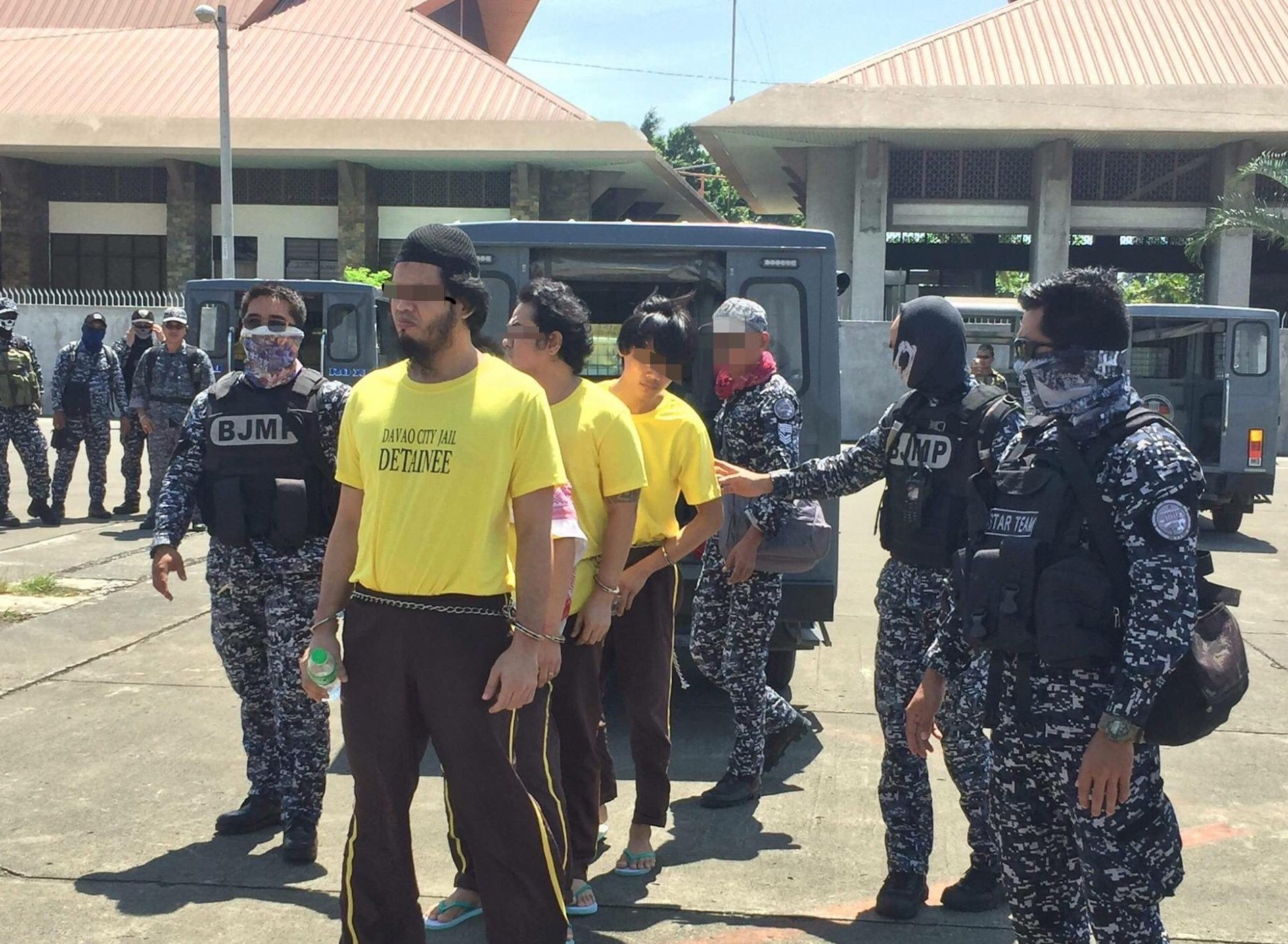 9 Abu Sayyaf, Maute inmates moved from Davao to Taguig