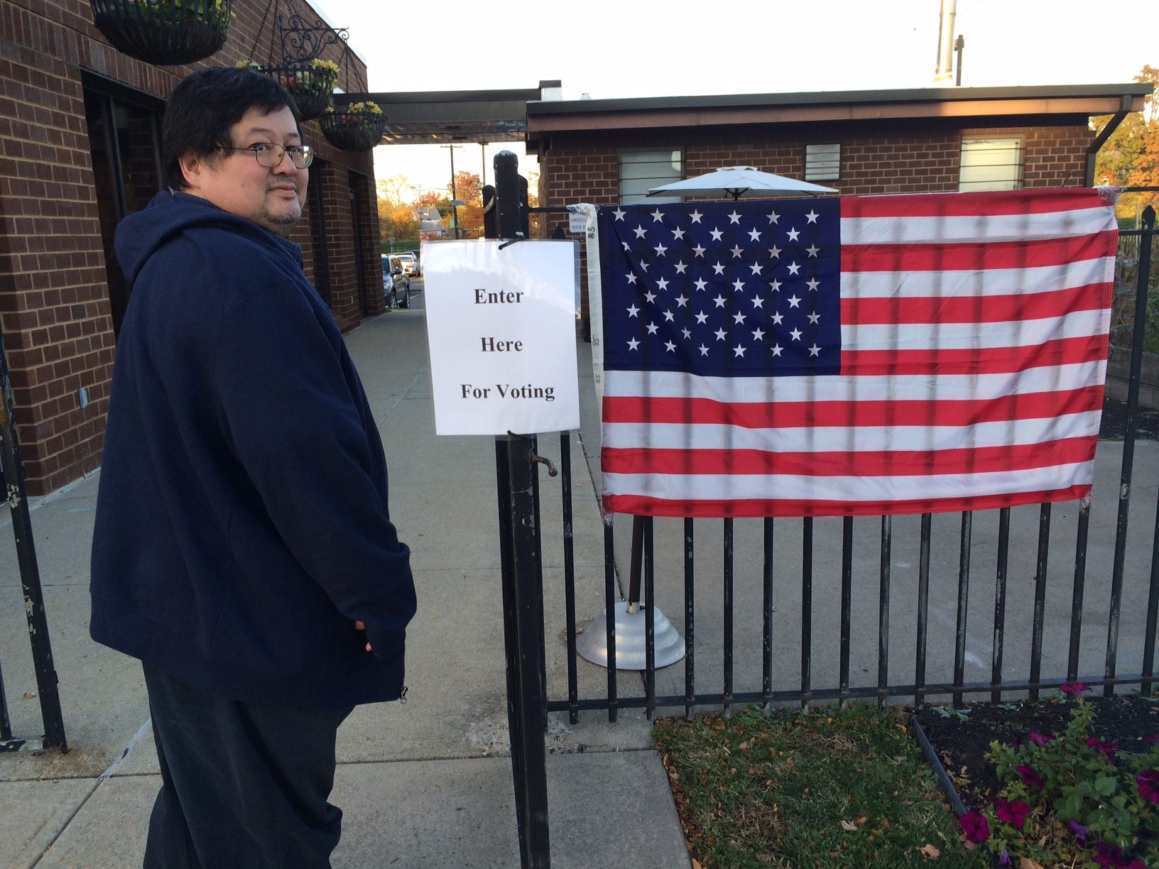 On a clear day in November: Voting in Rahway, New Jersey