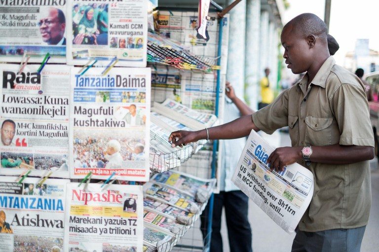 Tensions rise ahead of tight Tanzania vote