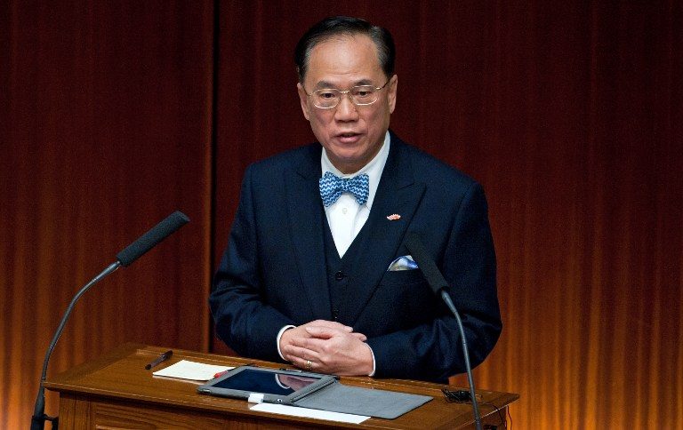 Hong Kong former leader charged over corruption