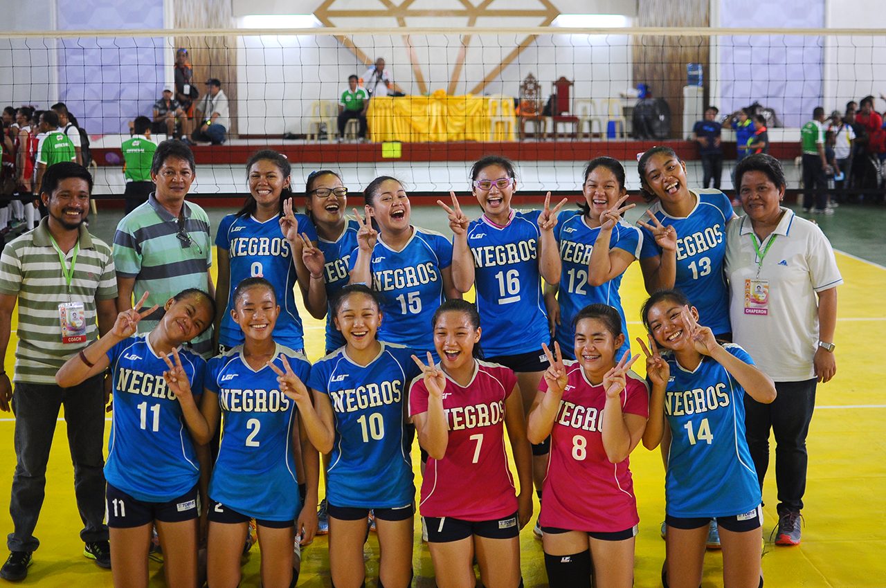 Negros Island earns bronze in secondary girls volleyball
