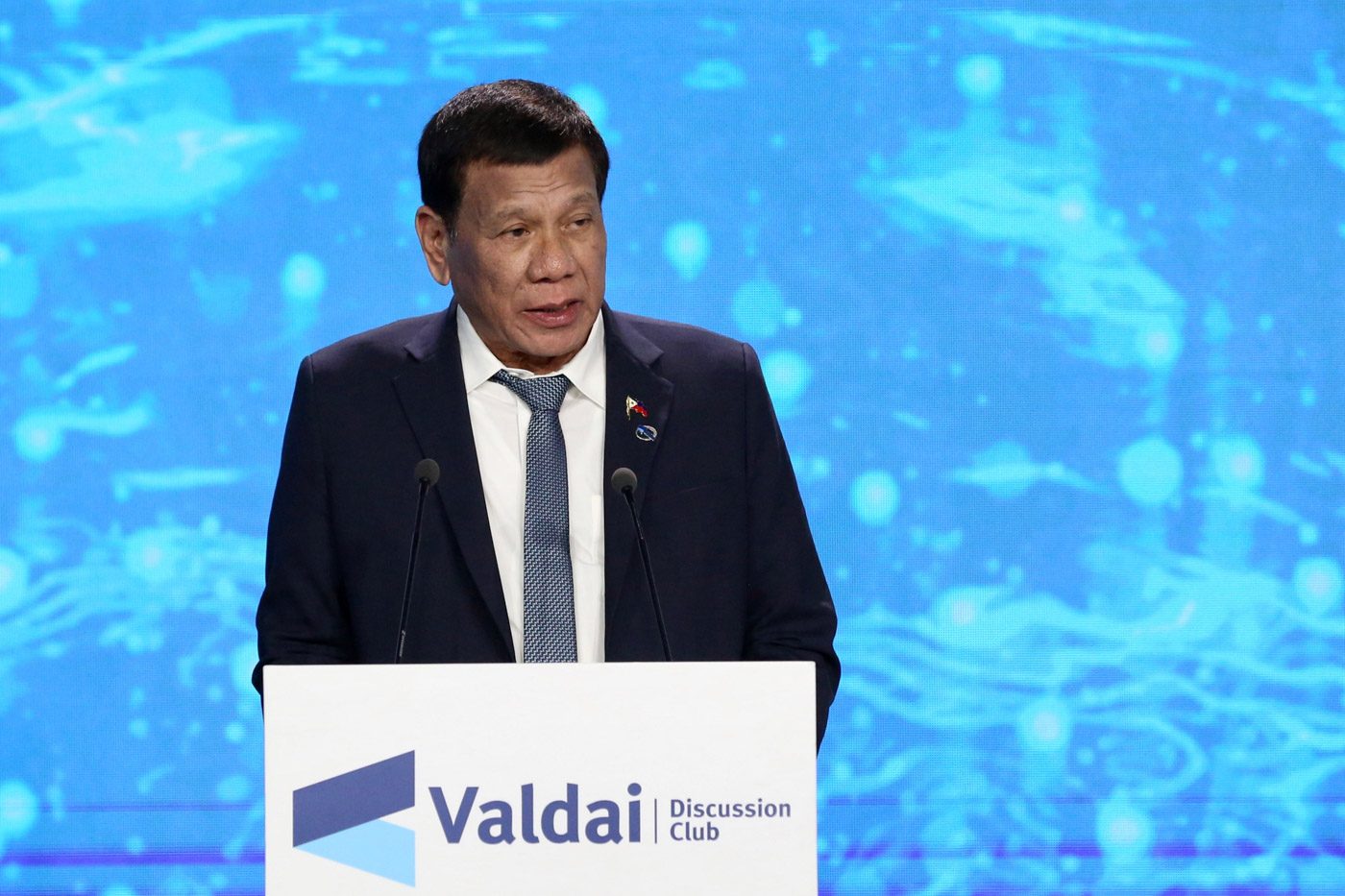 Duterte rants about ‘U.S. and the West’ at Russian forum