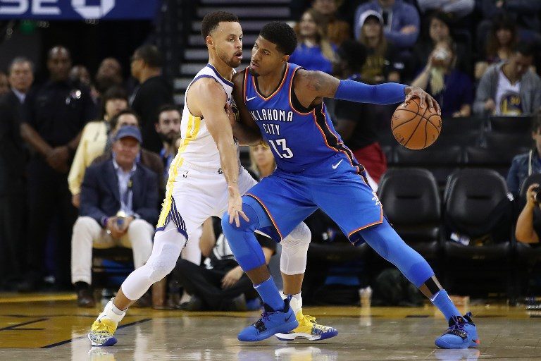 Warriors hold off Westbrook-less Thunder