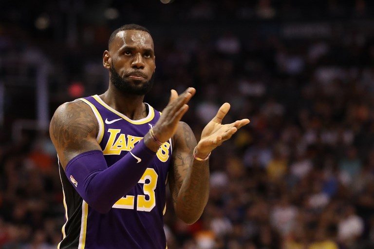 LOOK: LeBron’s putback dunk lifts Lakers past Hawks