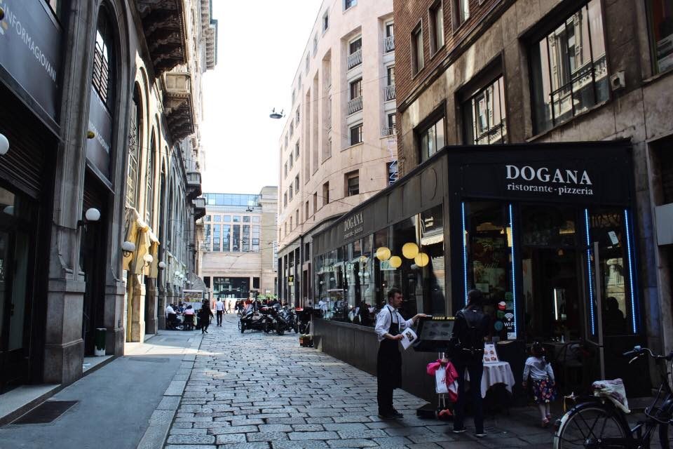ITALIAN FOOD. For good pasta and pizza, try Dogana near the Duomo in Milan. Photo by Don Kevin Hapal/Rappler  