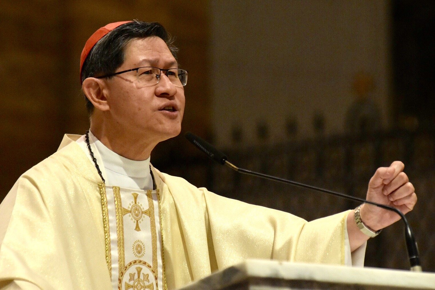 Cardinal Tagle to youth: Sorry for bullying, lies by elders