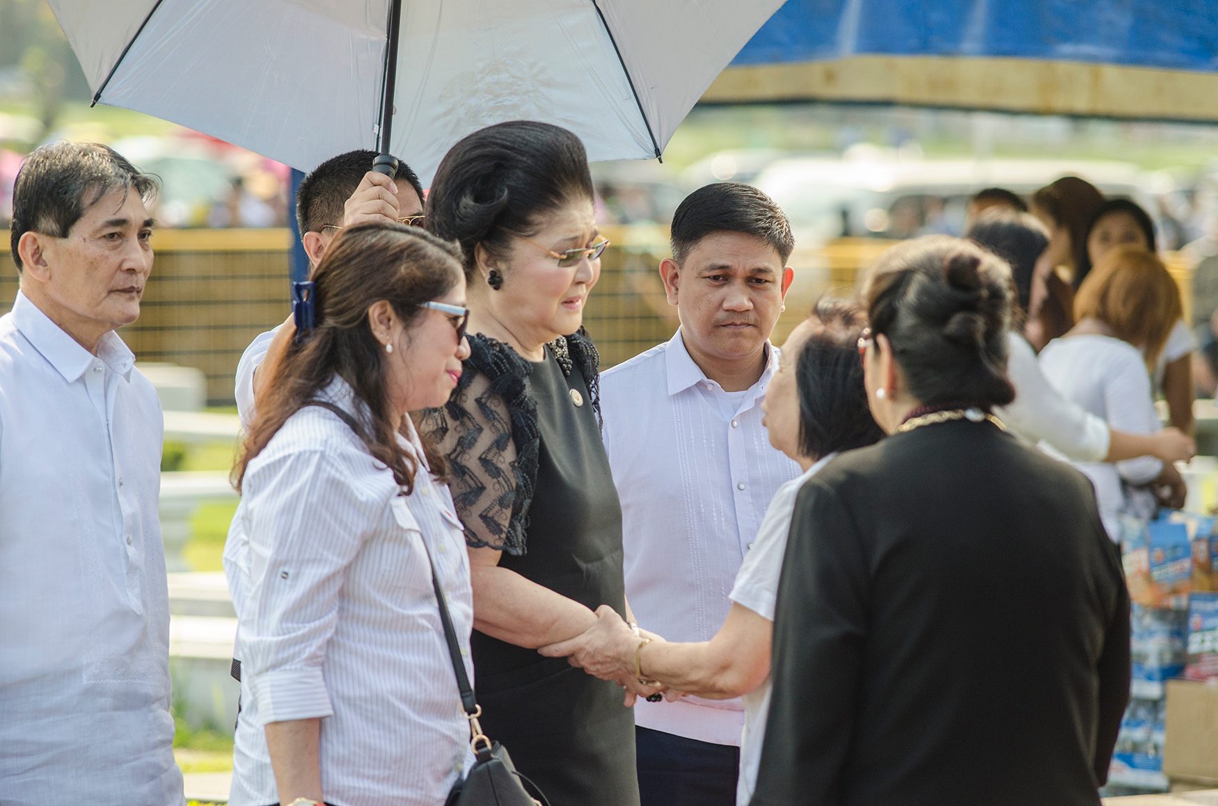 IMELDA MARCOS. The former First Lady attends German 'Kuya Germs' Moreno's funeral. Photo by Rob Reyes/Rappler  