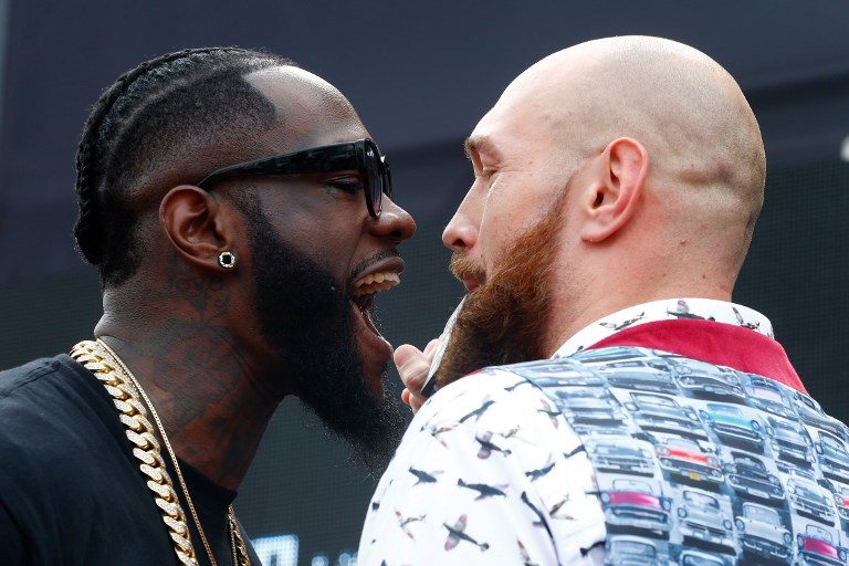 Wilder vows to knock out Fury at heavyweight title weigh-in