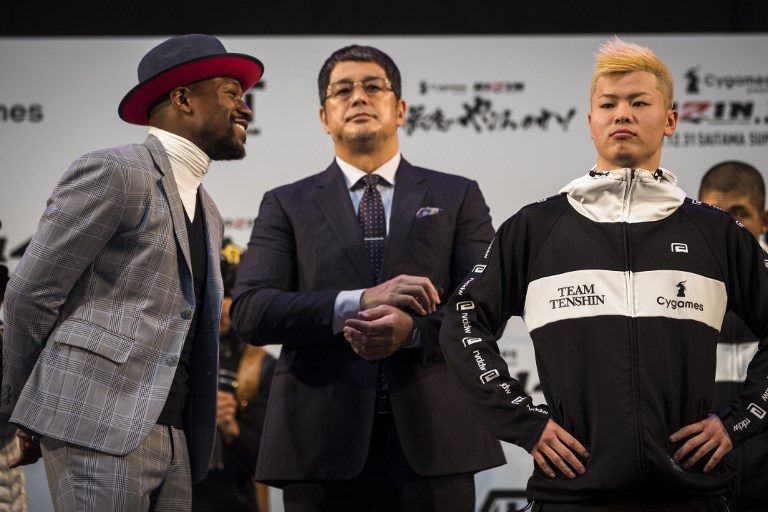 Mayweather takes on ‘Ninja Boy’ kickboxer in Japan rumble