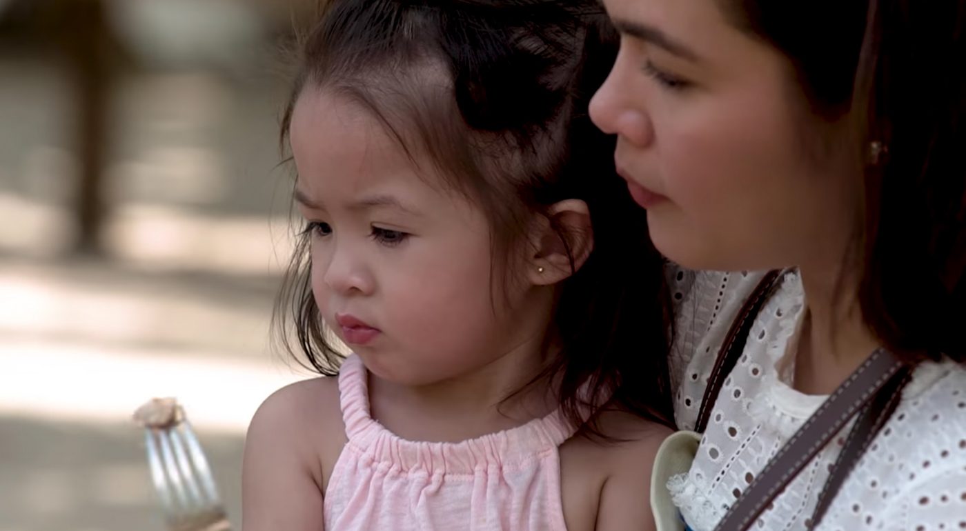 LUNA. Judy Ann's youngest daughter sometimes inadvertently steals the show. Screenshot from the Judy Ann's Kitchen Youtube page 
