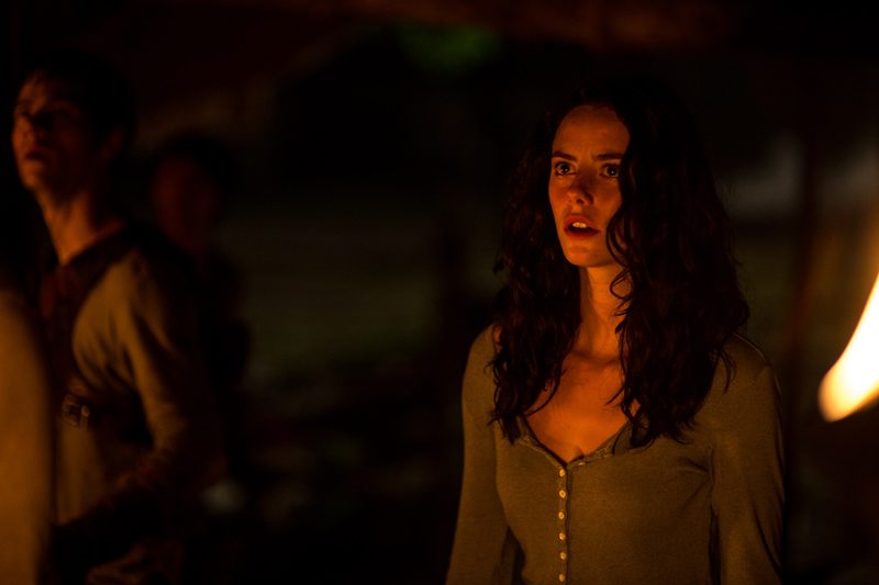 KAYA SCODELARIO. The young actress in a scene from 'Maze Runner.' Photo from 20th Century Fox 