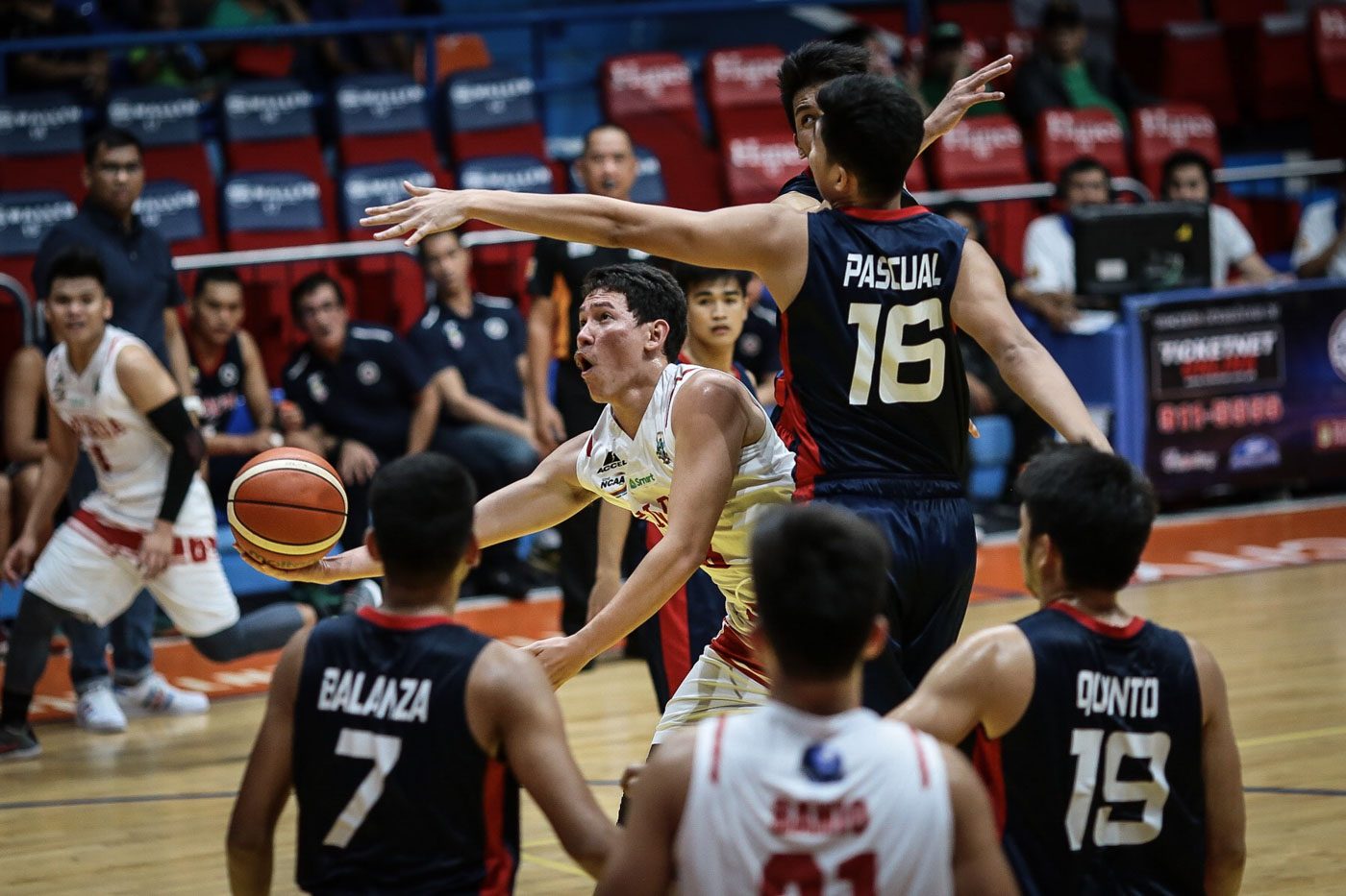 San Beda Red Lions slay Letran Knights in battle of NCAA rivals