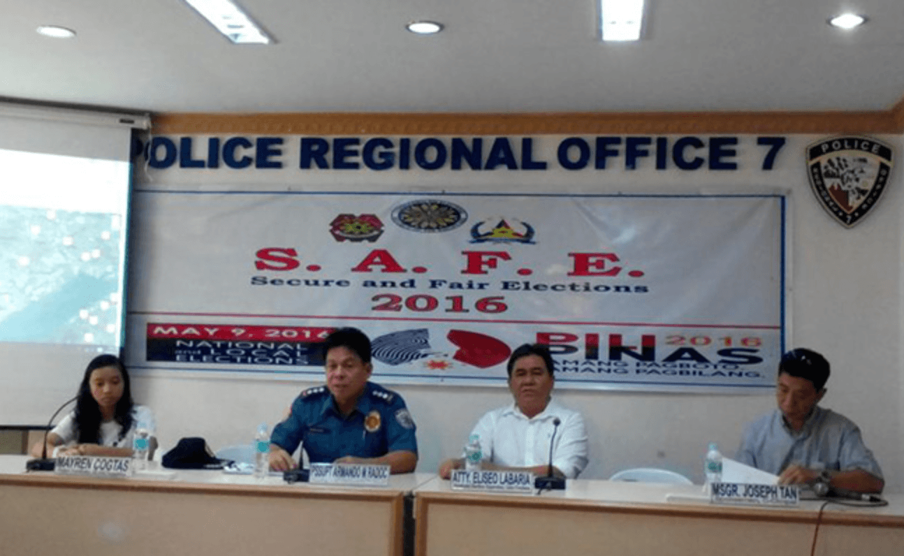 Cebu police bare risks on election day