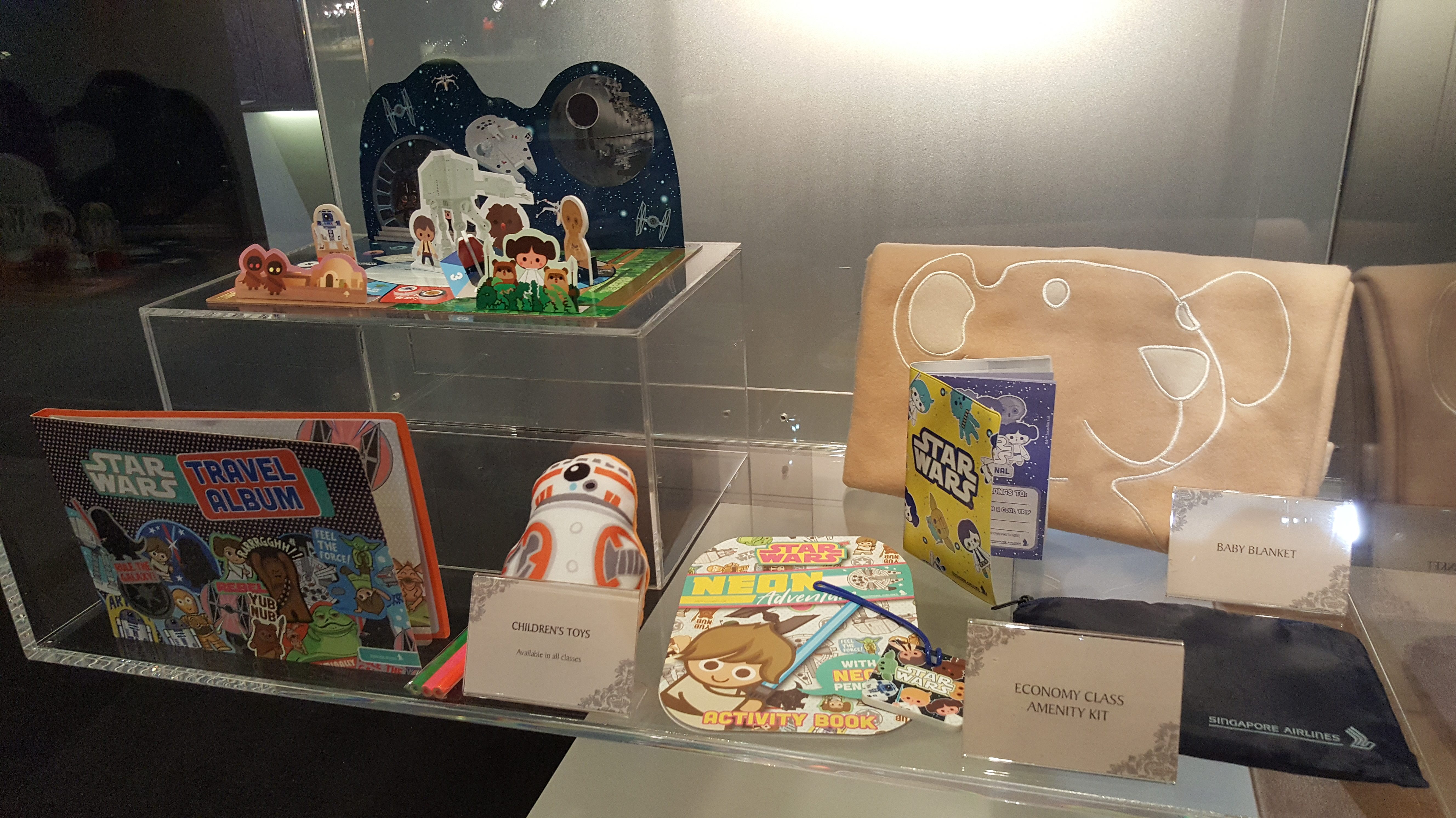 KIDS STUFF. Singapore Airlines also has something for children to enjoy when they ride in the plane 