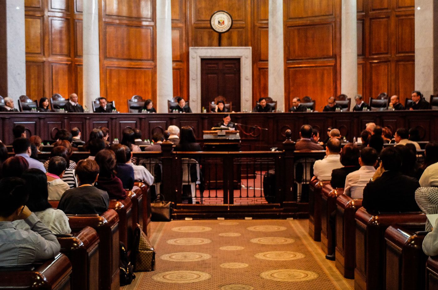 SC ORDER. The Supreme Court has directed all judges in Mindanao to remain on duty following the declaration of martial law in the region on May 23, 2017. File photo by LeAnne Jazul/Rappler   