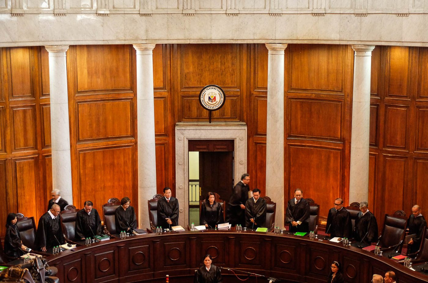 How did SC justices vote on major political cases?