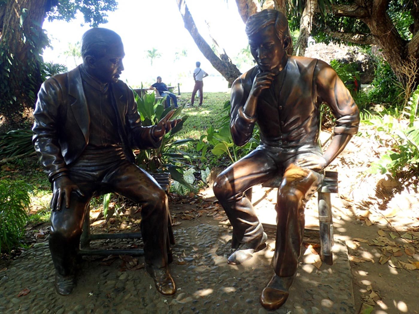 HISTORIC CONVERSATION. This is the estimated spot where Katipunan member Pio Valenzuela shared the group's plans for armed revolution, and where Rizal advised them to proceed only upon securing enough arms and support from wealthy sponsors. 