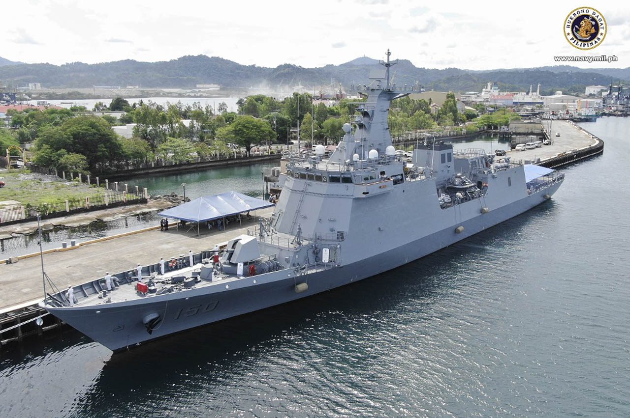 PH Navy’s brand new frigate docks in Subic after 2-week quarantine