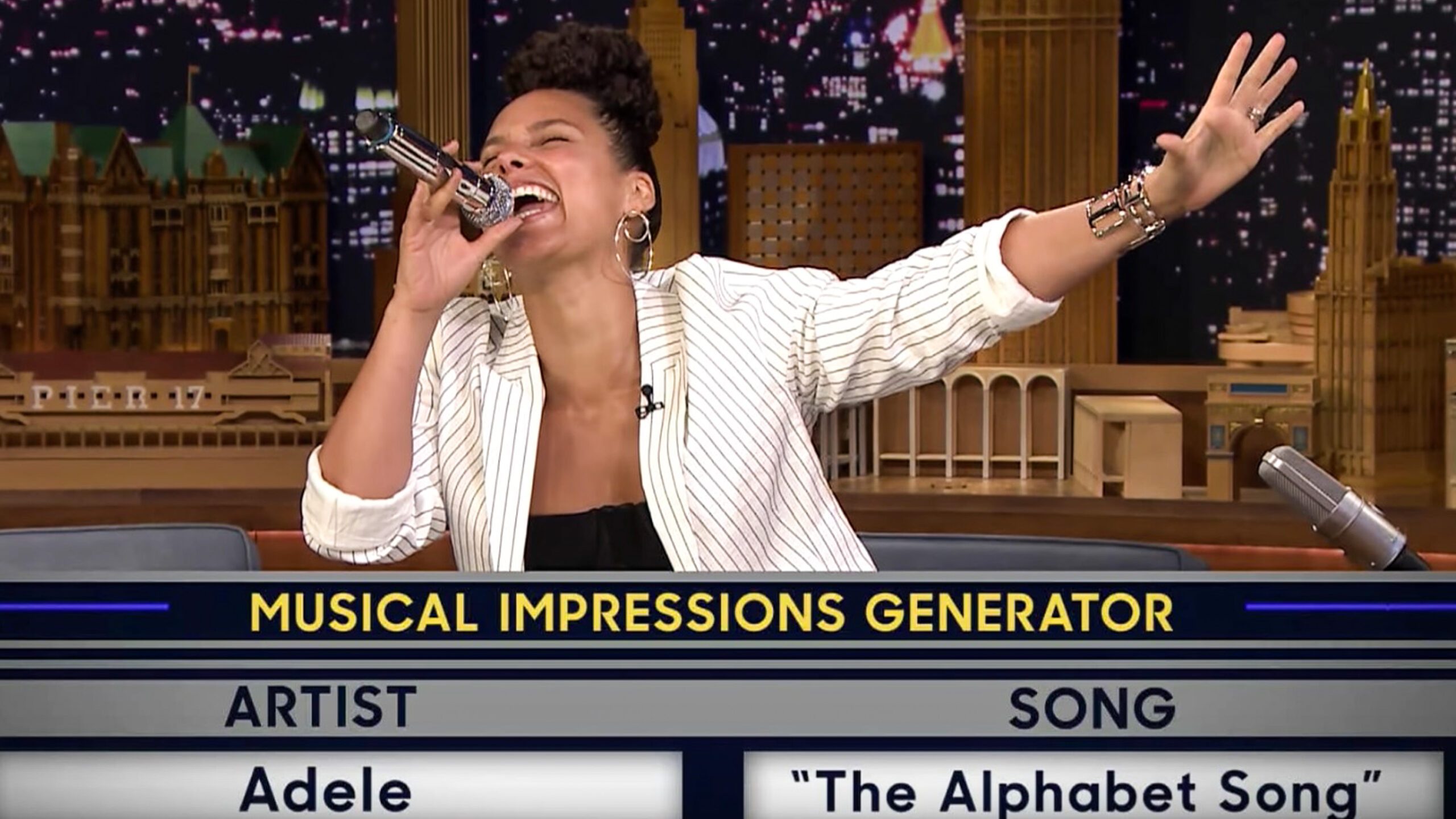 WATCH: Alicia Keys channels Adele on ‘Wheel of Musical Impressions’