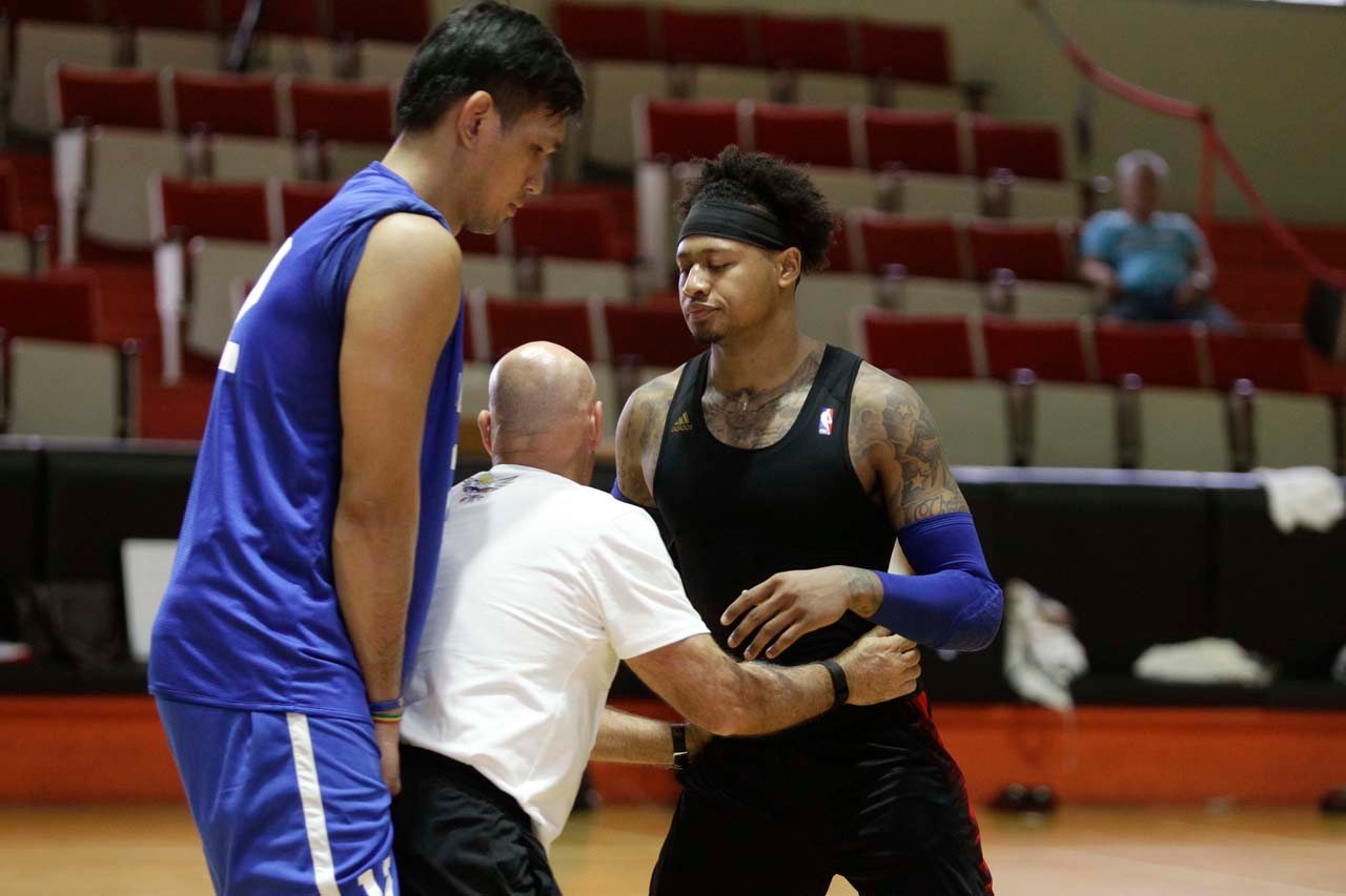 Ray Parks joins Gilas Pilipinas practice for the first time