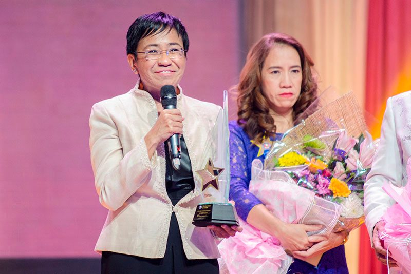 Rappler CEO Maria Ressa gets lifetime achievement award at PMPC Star Awards