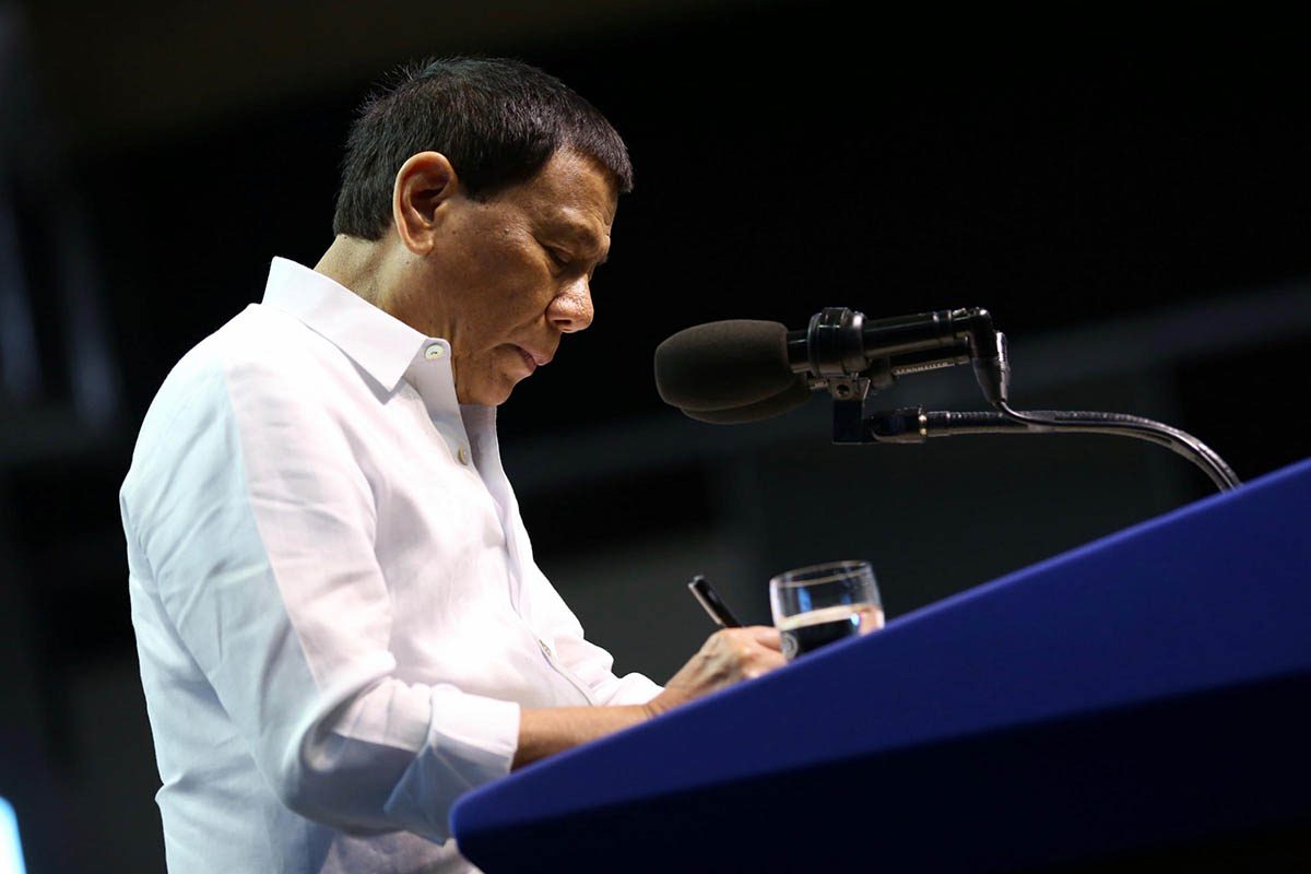 Duterte signs executive order on endo