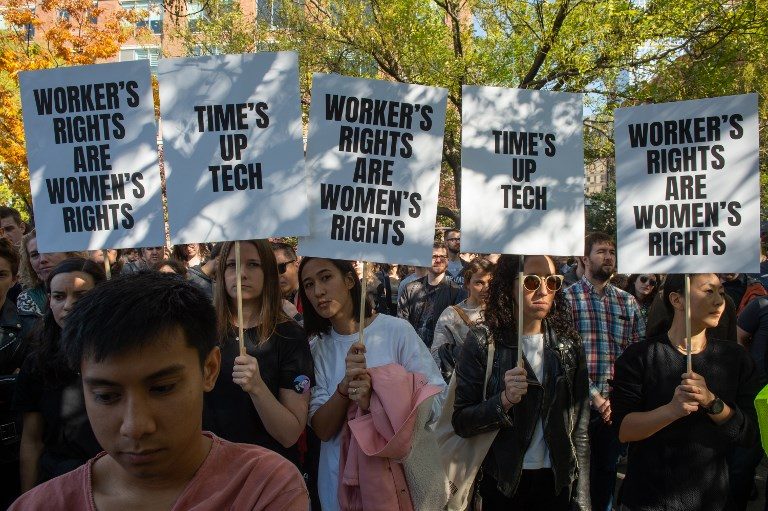 Big turnout of ‘Googlers’ at headquarters in global protest