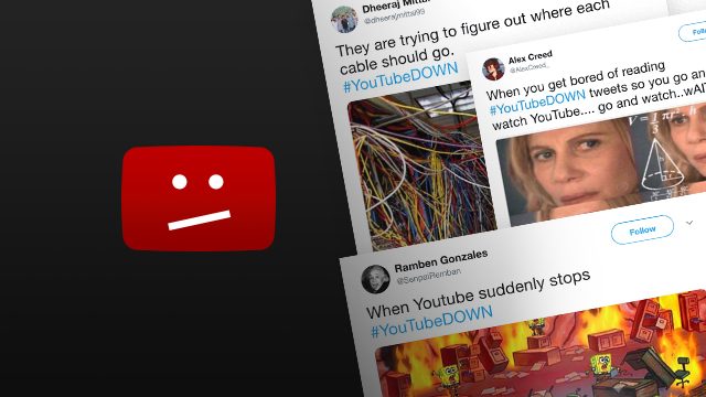Of course, Twitter folks had fun with #YouTubeDOWN