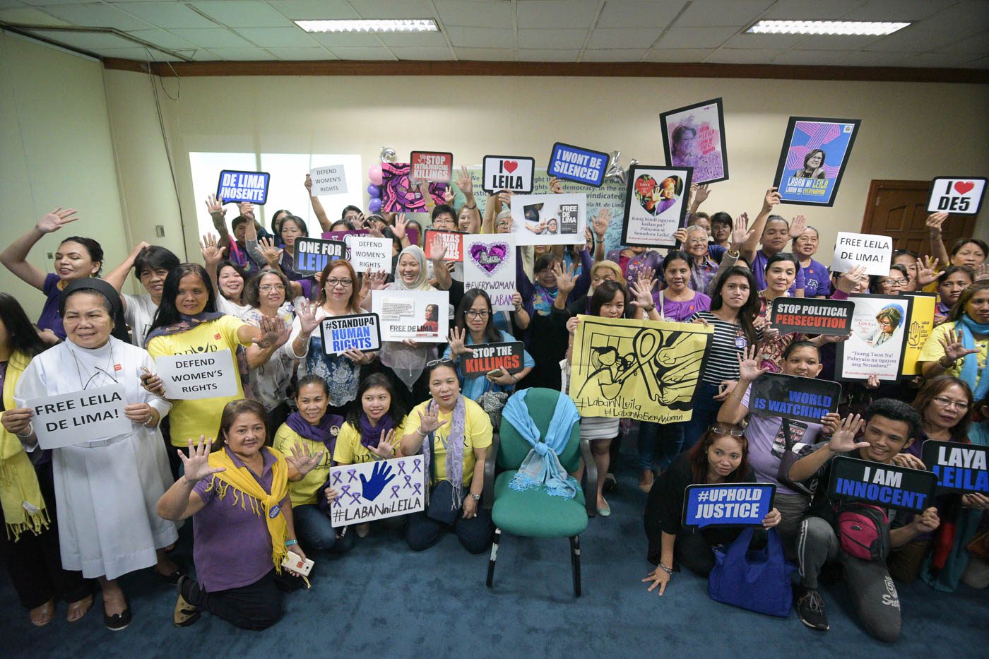 De Lima supporters call for her release after a year in jail