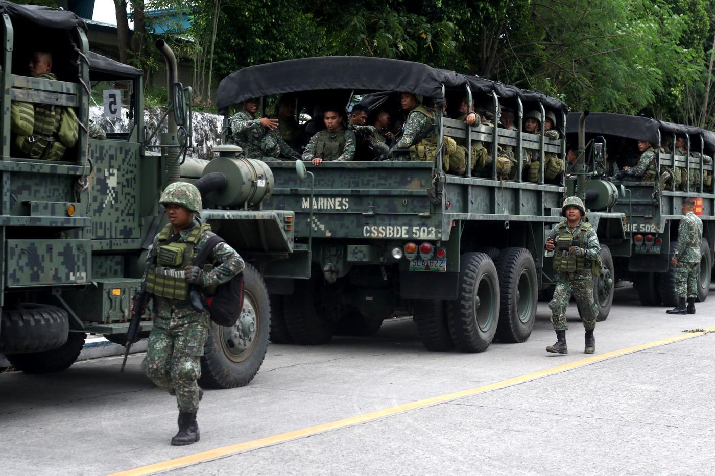 Military deploys trucks for stranded workers amid coronavirus lockdown