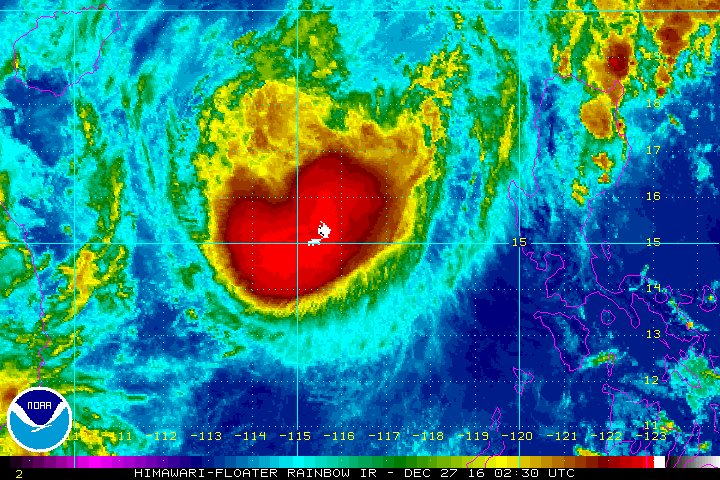 Nina weakens into severe tropical storm