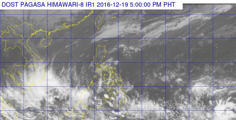 Light-moderate rain in parts of PH on Tuesday