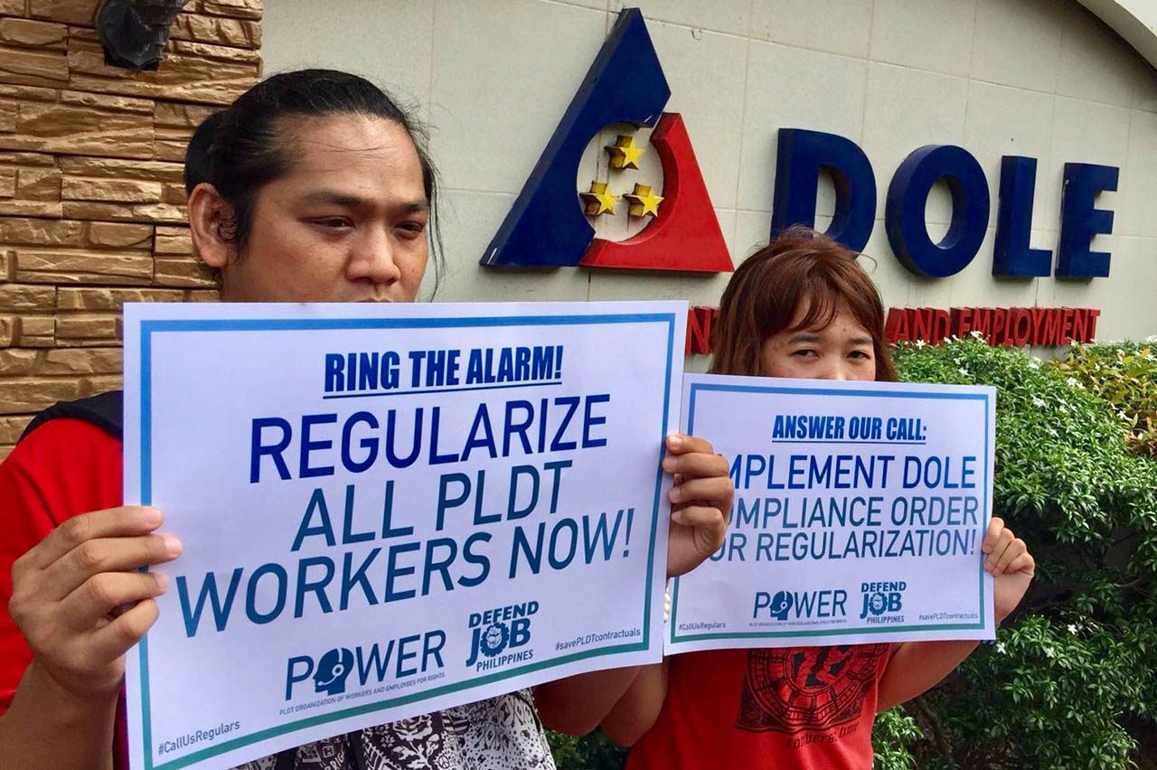 PLDT denies defying DOLE order to regularize 7,300 workers