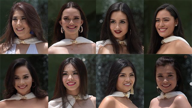 MAGIC 8? These ladies are among the favorites to win the title of Miss Earth Philippines 2018. All photos by Alecs Ongcal/Rappler 