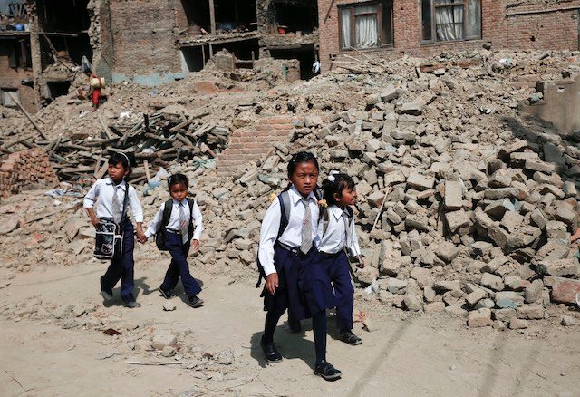 Schools reopen in quake-devastated Nepal