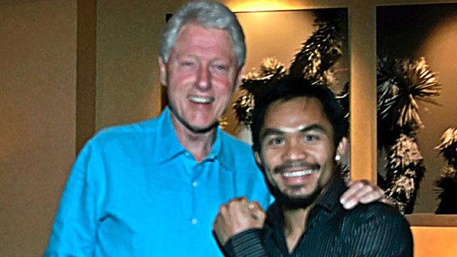 Bill Clinton hopes for Pacquiao presidency