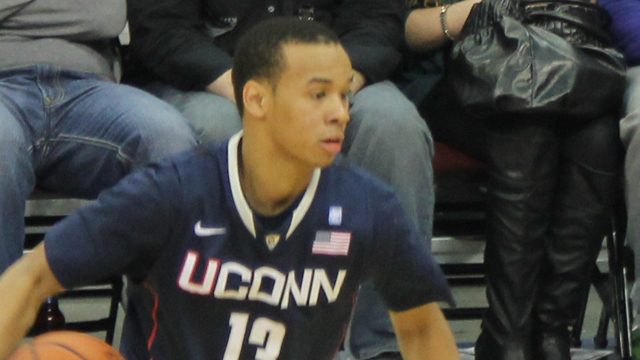 UConn's hopes ride on the 22-year-old shoulders of Shabazz Napier. Photo from Wikipedia