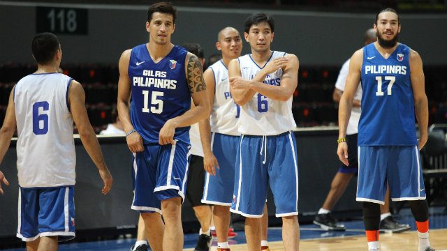 IN PHOTOS: Gilas Pilipinas practices for PBA All-Star Game